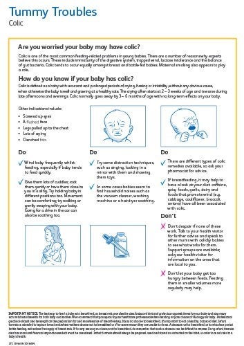 Colic | Helpsheets for Parents | SMA HCP