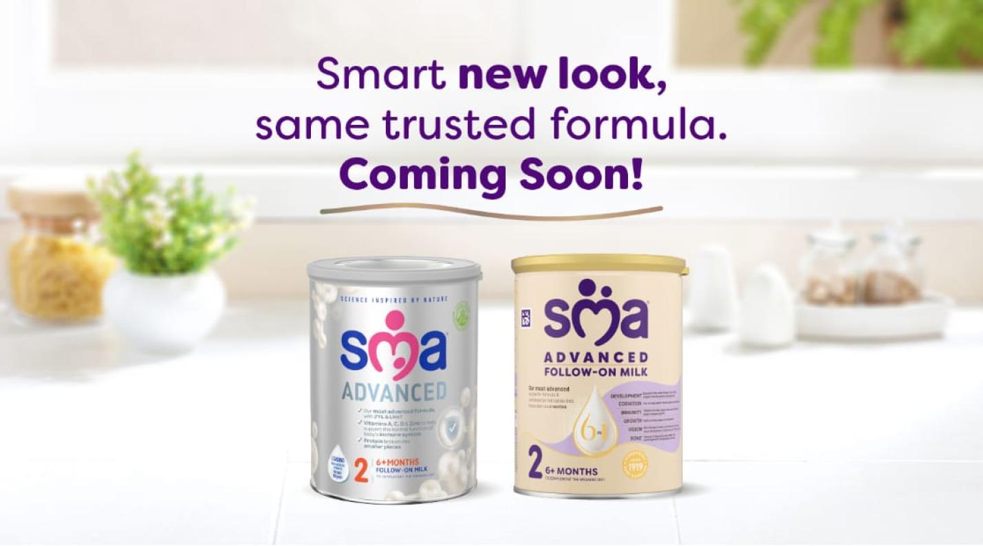 SMA ADVANCED Follow-on Milk new look coming soon